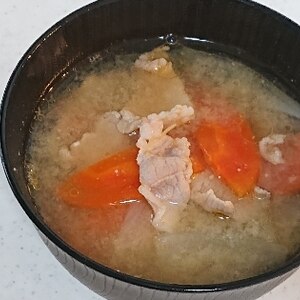 いつもよりお肉が柔らかくて美味しい＊豚汁＊